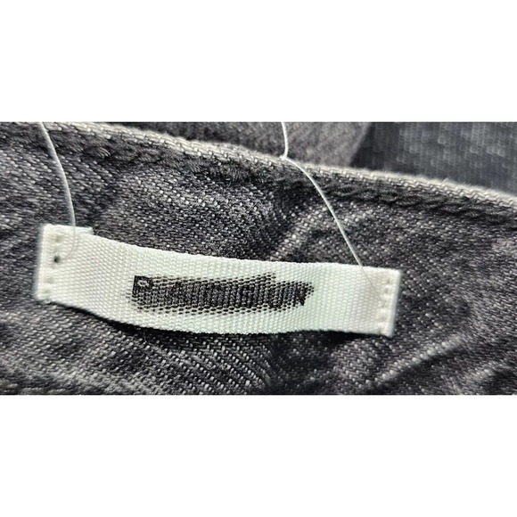 Pacsun Pants Gray Jeans High Rise Straight Frayed Hem Grunge Punk WOMENS SIZE 25 - Picture 6 of 12